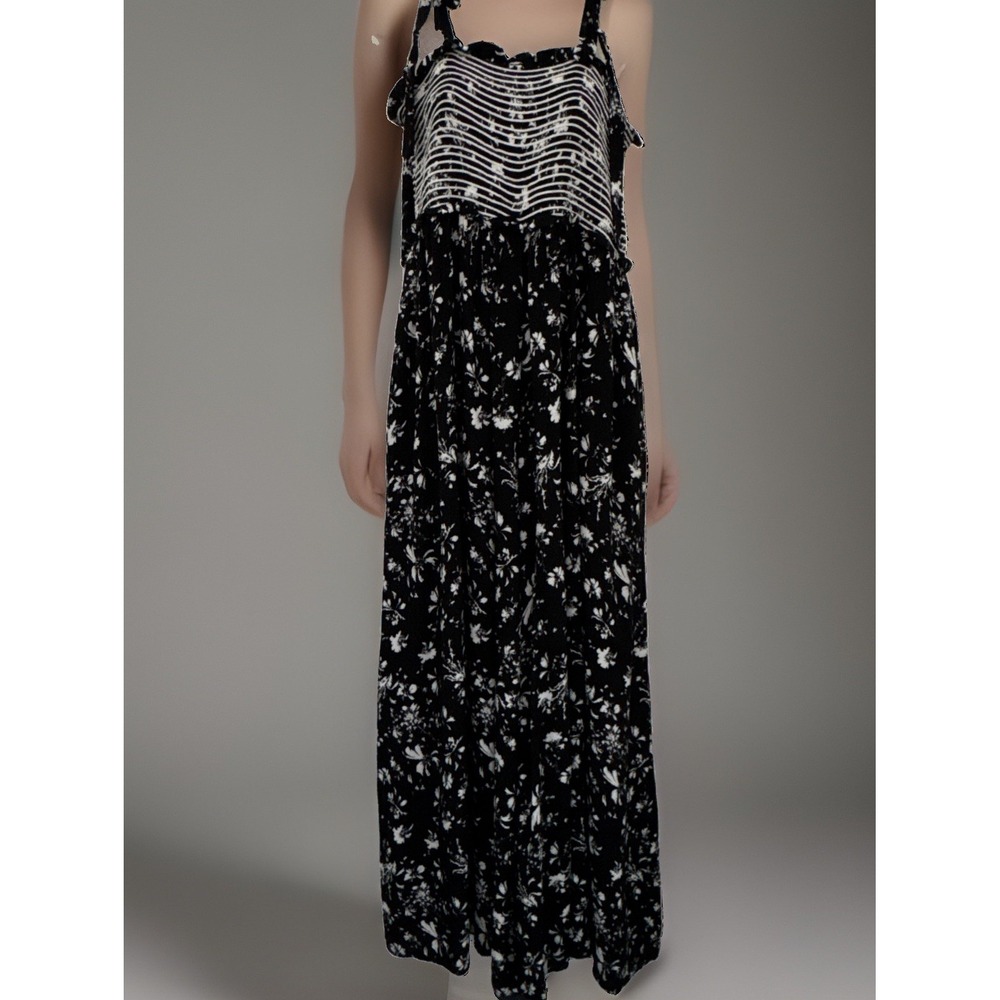 FREE PEOPLE Color My World Floral Jumpsuit Womens M Summer Vacation Chic Boho